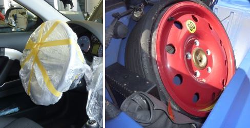 Empfindliche Fahrzeugmaterialien, wie Gummi oder Leder, müssen vor O₃ geschützt werden